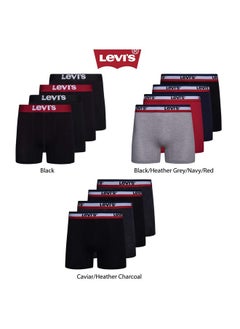 Levi's Levi's Mens Boxer Briefs Breathable Stretch Underwear 4 Pack 