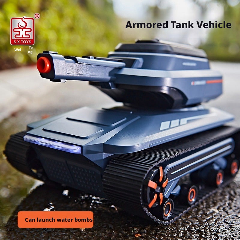 Remote Control Tank with Spray and Water Bullets, Gesture Sensing, Battle Toy for Kids - Image 3