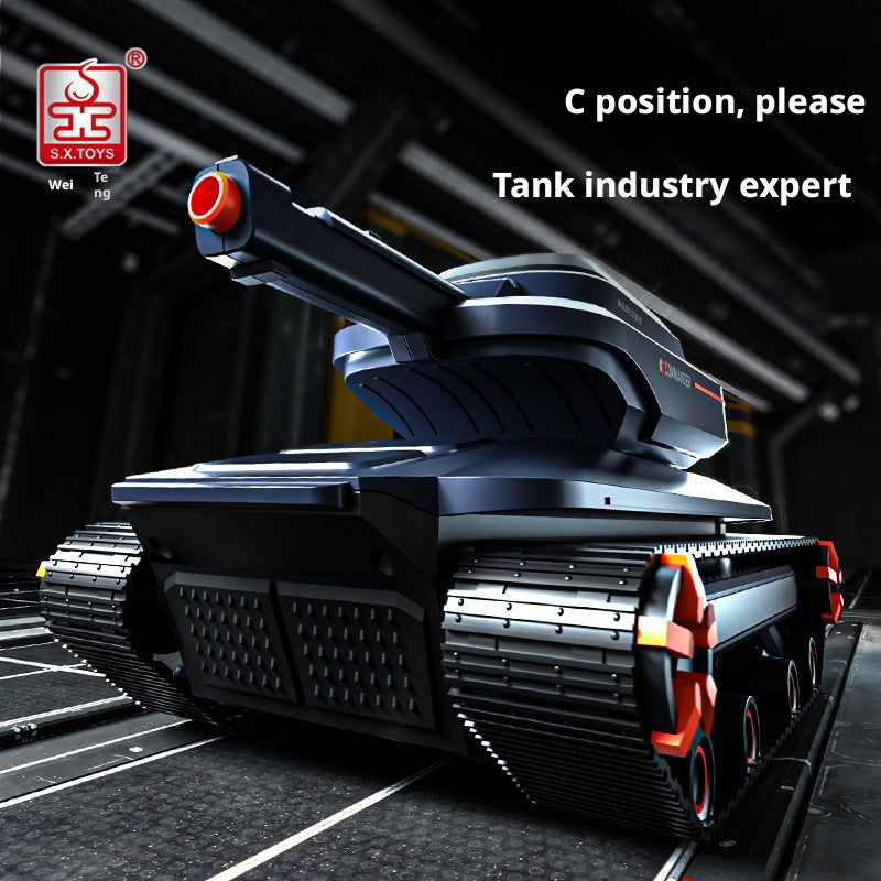 Remote Control Tank with Spray and Water Bullets, Gesture Sensing, Battle Toy for Kids - Image 2