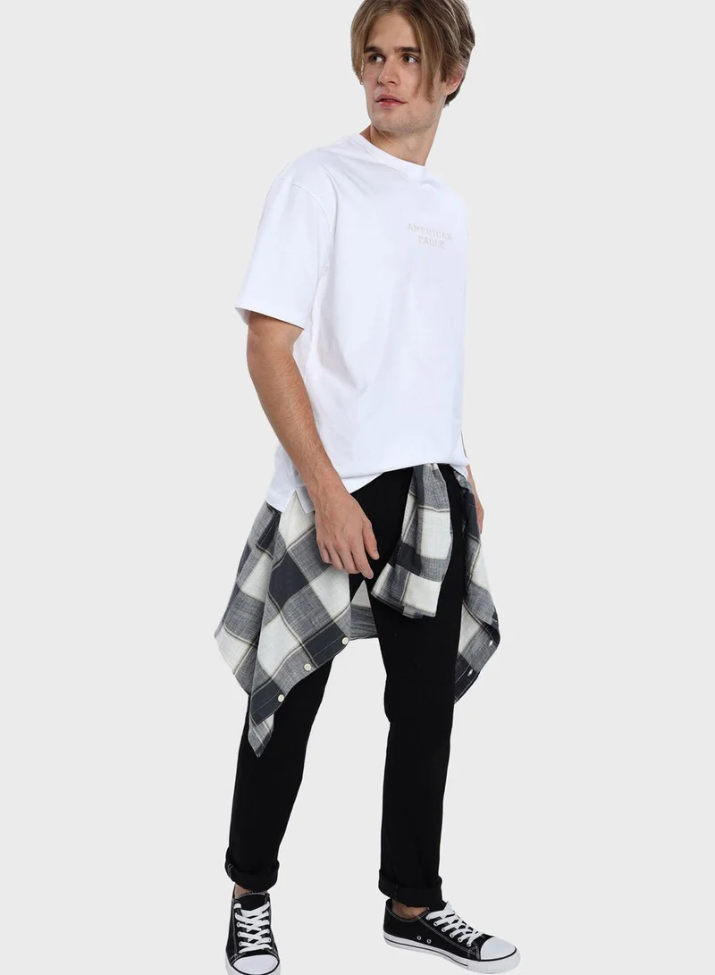 American Eagle Graphic Crew Neck T-Shirt