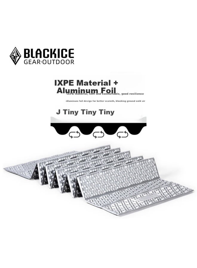 Black Ice Blackice Outdoor Camping Geo Single Honeycomb Moisture-proof Mat Aluminum Foil Lightweight Foldable Mat Z6106 Light Blue Grey - Image 1