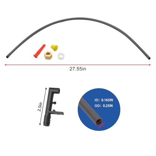 IHOUMEX 4079 Humidifier Feed Tube Assembly Kit with Nozzle Sleeve Nut Orifice Strainer for 500 Series Compatible with Humidifier 110 220 500 500A 500M 550 550A 558 - Image 3