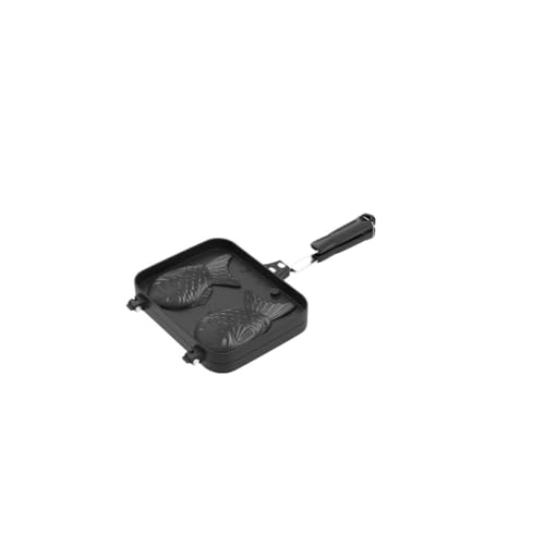 MAOPINER Taiyaki Fish Shape Cake Pan Waffle Cake Maker Fish Shaped Pancake Double Pan Mold for Home DIY Cooking Party Dessert - Image 4