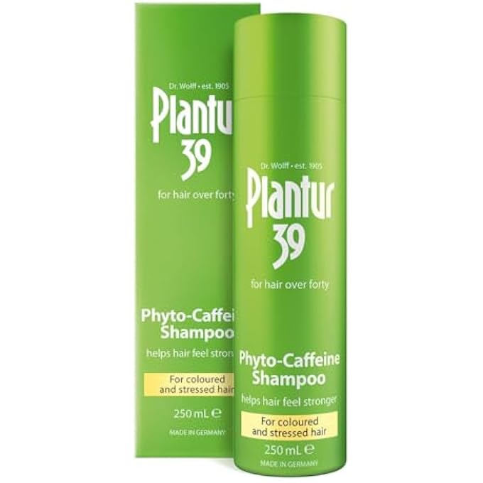 Plantur 39 PHYTO-CAFFEINE SHAMPOO FOR COLORED, STRESSED HAIR, 8.45 FL OZ - Image 1