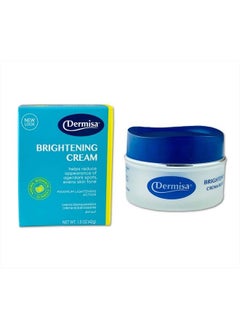 DERMISA Brightening Cream with 4 Natural Botanical Extracts | Helps to Brighten and Hydrate Skin | Contains Kojic Acid, Licorice Extract, Arbutin and Indian Gooseberry (AMLA) | 1.5 OZ | Pack of 1  - Image 1