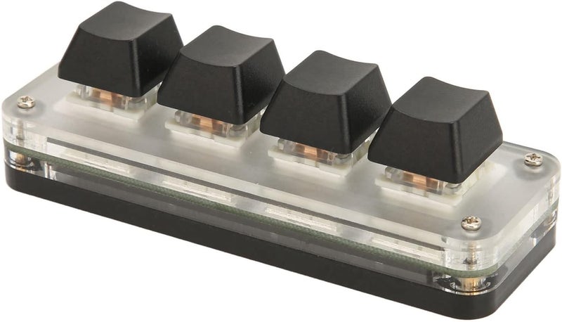Programmable DIY Keyboard with RGB Background Light for OSU Games - 4 Mechanical Keys for Designers - Image 1