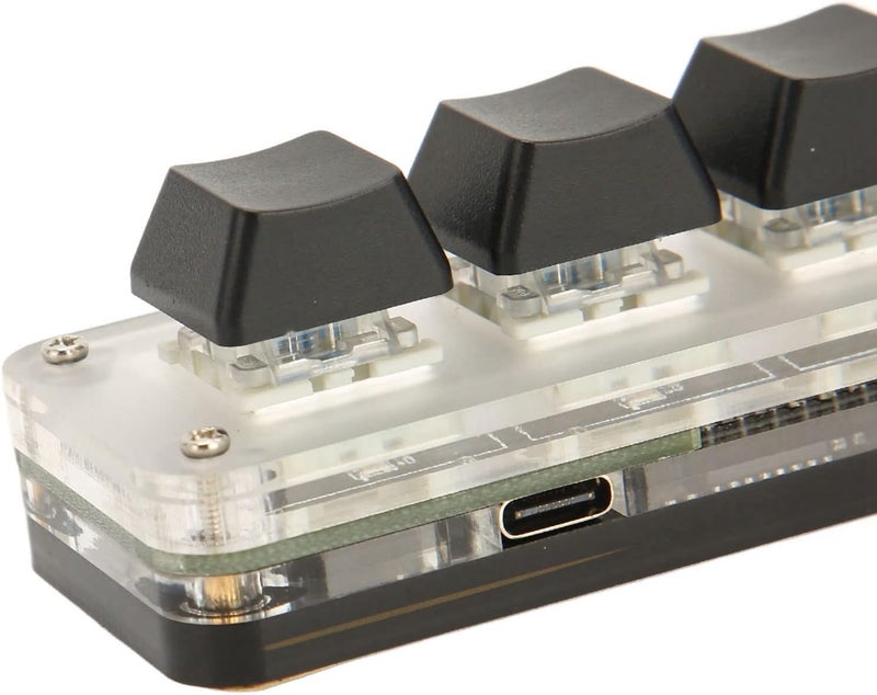 Programmable DIY Keyboard with RGB Background Light for OSU Games - 4 Mechanical Keys for Designers - Image 2