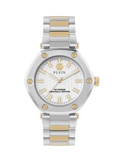 PHILIPP PLEIN Hexagon Lady Watch With White Silver Dial & Bi Color Stainless Steel Bracelet  - Image 1
