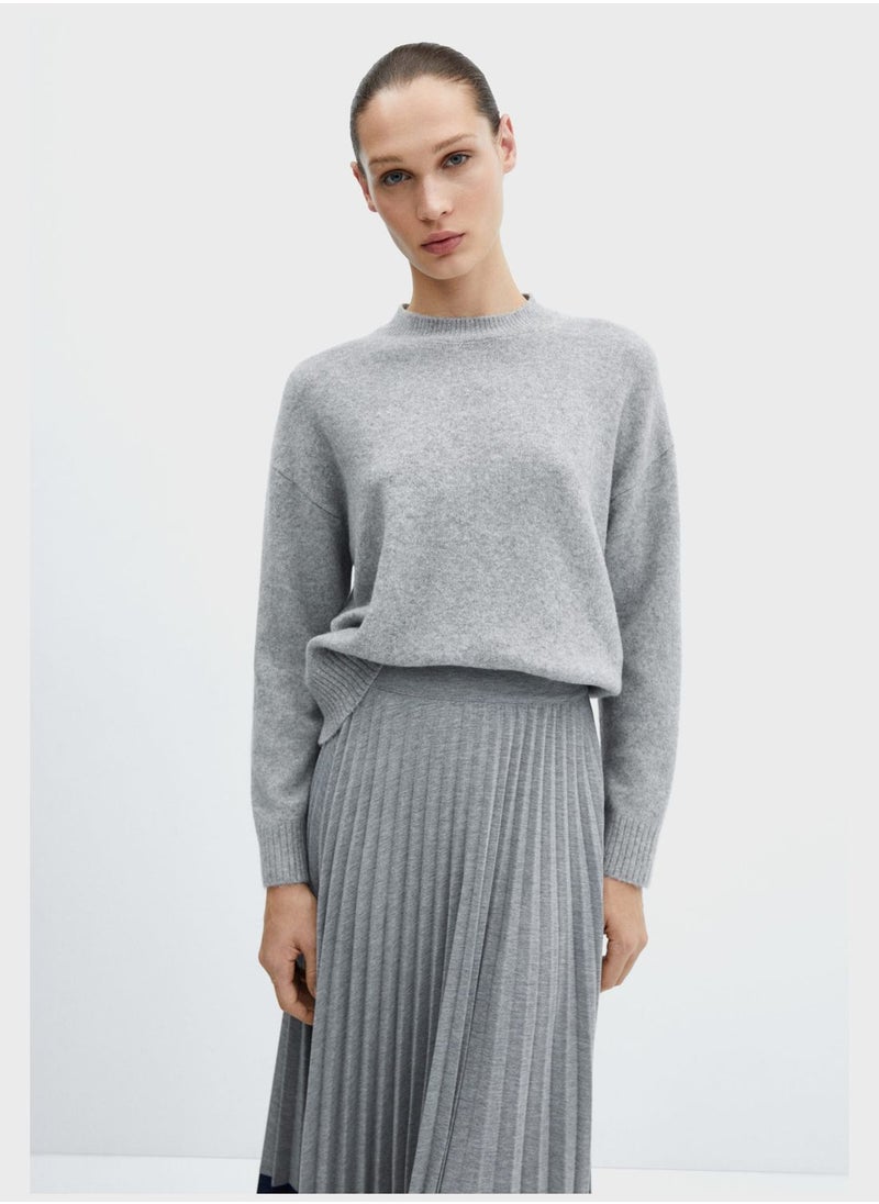 MANGO - Plisse High Waist Skirt - Image 1