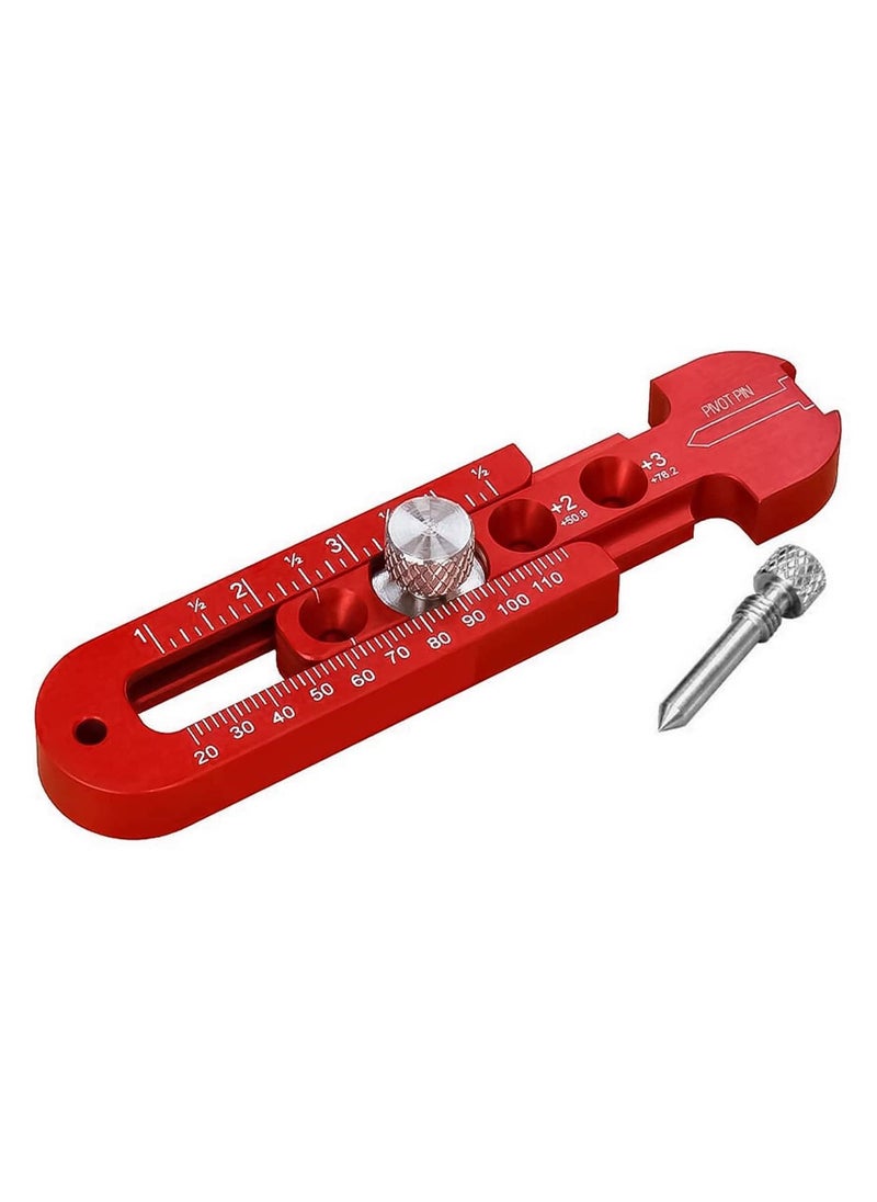 Woodworking Compass Scriber,WMLBK Marking Compass Metric and Inch Dual-Scale Aluminum Alloy Adjustable Scribing Ruler Adjustable Round Drawing Circle Ruler Marking Gauge for Carpenter - 164mm - pzsku/Z2651450196F91FF63983Z/45/_/1693624363/ae336685-e62a-4682-94a1-d250ac58e177