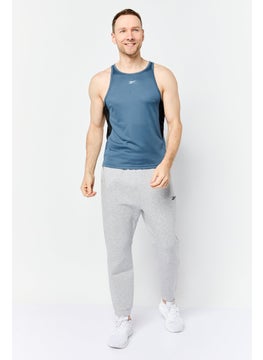 Reebok Men Sportswear Fit Sleeveless Training Vest, Slate Blue  - Image 4