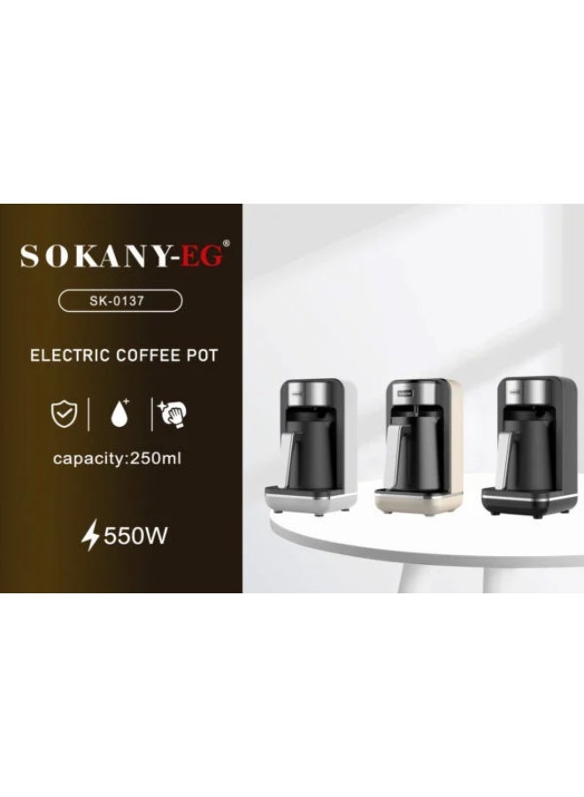 Sokany SK-0137 Sokany Coffee Machine 250ml 550W - Image 3