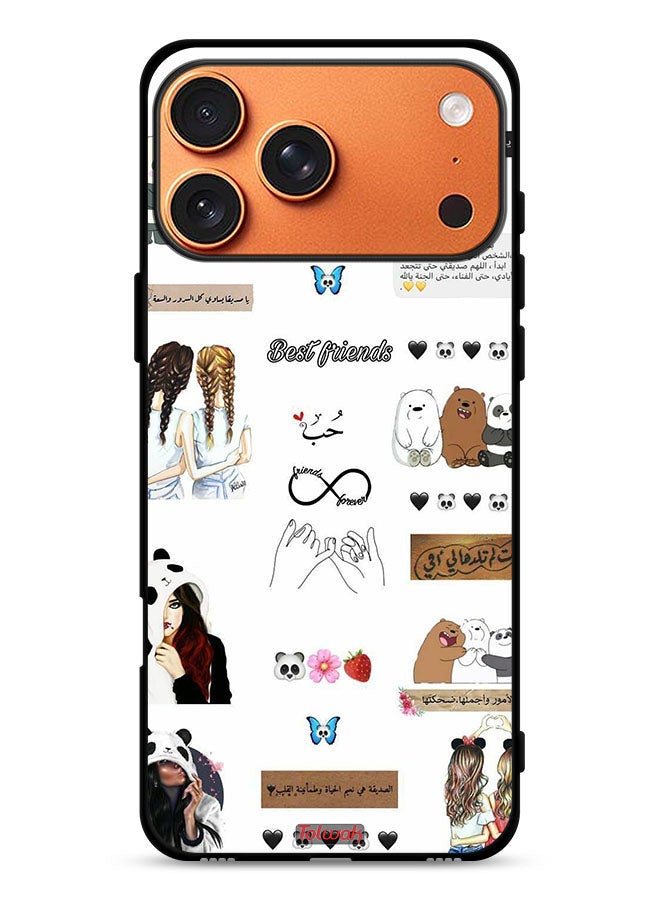 Tolwak Apple iPhone 17 Pro Max Protective Case Cover Arabic Quotes And Stickers - Image 1