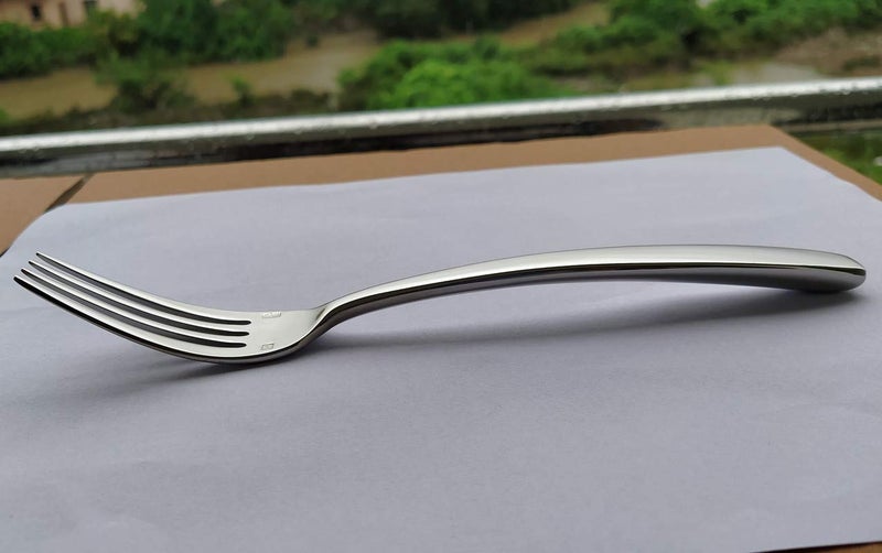 Homenique 6 Piece Stainless Steel Forks Set Mirror Polished Modern Flatware Cutlery Forks Multipurpose Use for Kitchen Restaurant 8 inch - Image 5