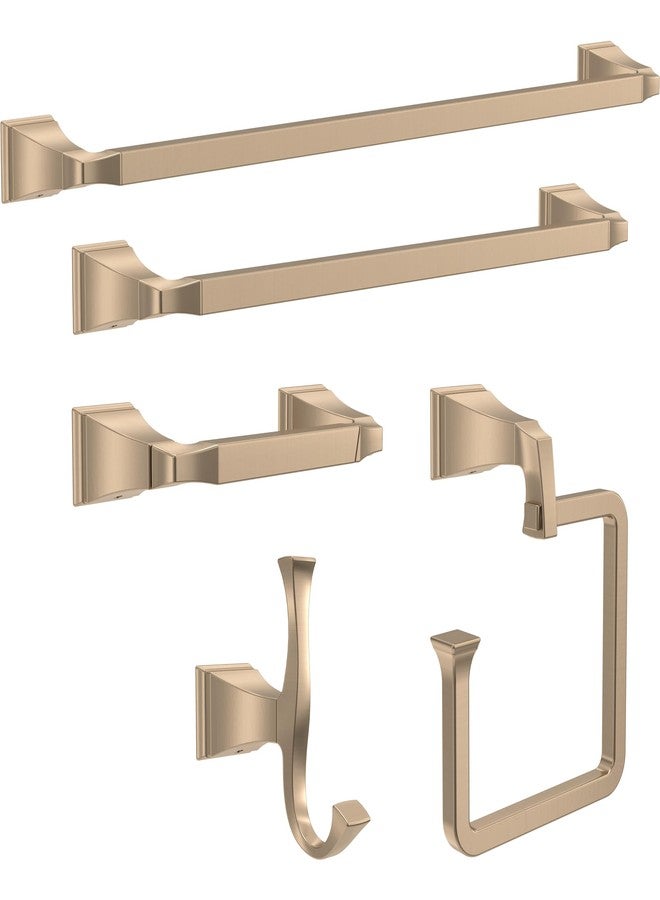 DELTA FAUCET 75135-CZ Dryden Wall Mounted Towel Hook in Champagne Bronze - Image 3