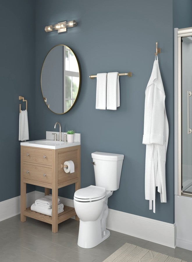 DELTA FAUCET 75135-CZ Dryden Wall Mounted Towel Hook in Champagne Bronze - Image 5