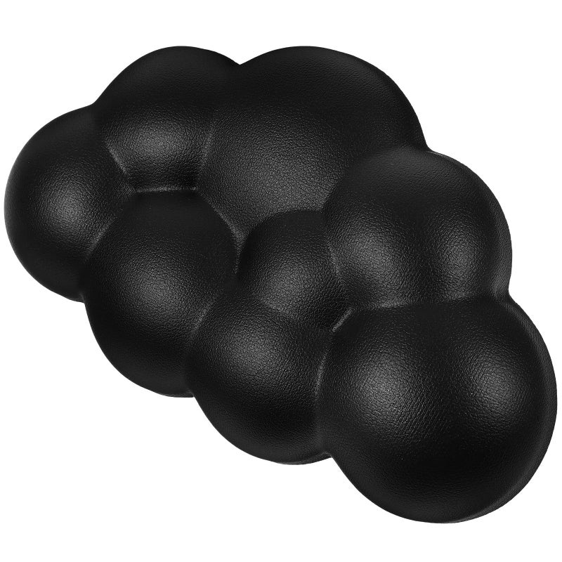 Ergonomic Keyboard Wrist Rest And Mouse Pad Set Non Slip Black Office Desk Accessories - Image 2