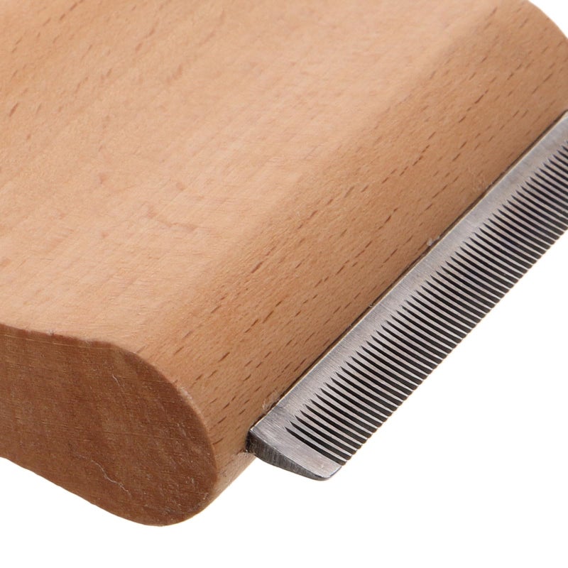 Wooden Horse Hair Removing Brush And Dog Shedding Comb 7 5cm Small Size For Stable And Home Pet Grooming - Image 4