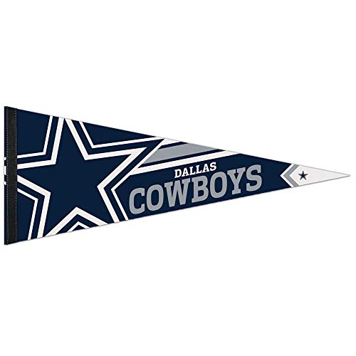 WinCraft NFL 14503115 Dallas Cowboys Premium Pennant, 12" X 30" - Image 1