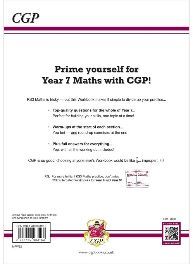 New KS3 Maths Year 7 Targeted Workbook (with answers) (CGP KS3 Maths)  - Image 2