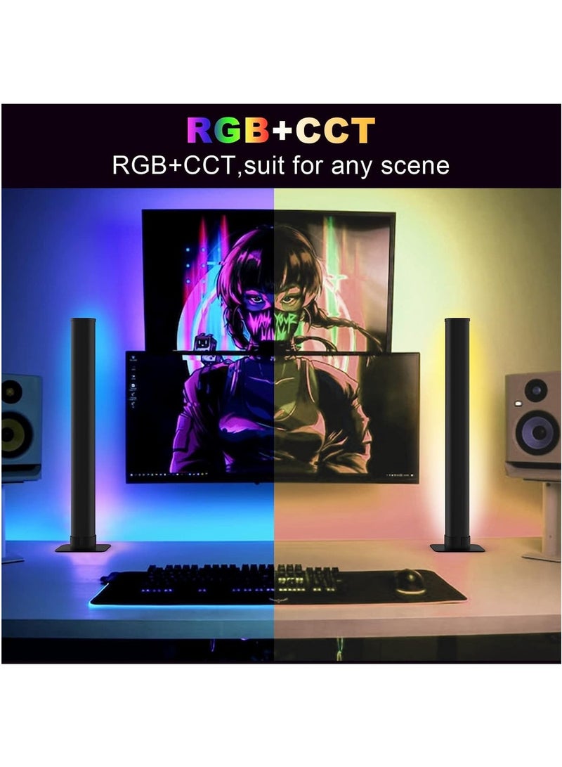 Arabest Smart LED Light Bars, RGB Gaming Lights with Alexa and Google Assistant, Sync with Music/Video/Game - APP Remote Voice Control, RGBIC Gaming Lights With Scene Modes and Music Modes, 2 Sticks - Image 4