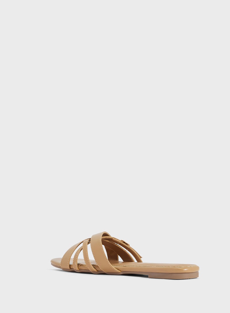 ELLA Crossover Strap Sandal - Image 2