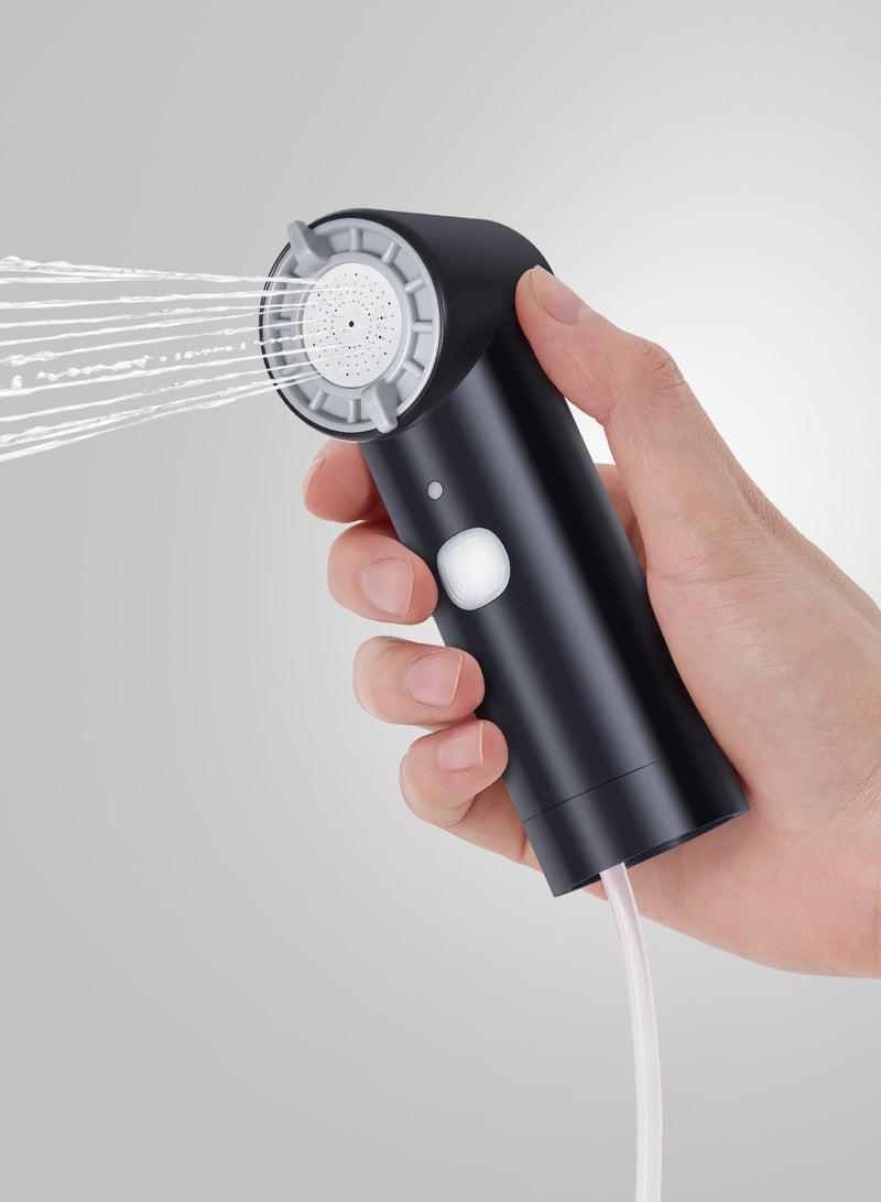 Portable Electric Shattaf,Five spray modes,Compact and portable bidet, Increase water pressure. Versatile Personal Hygiene Solution for Travel, Hotels, Baby Care,pregnant women(black) - Image 1