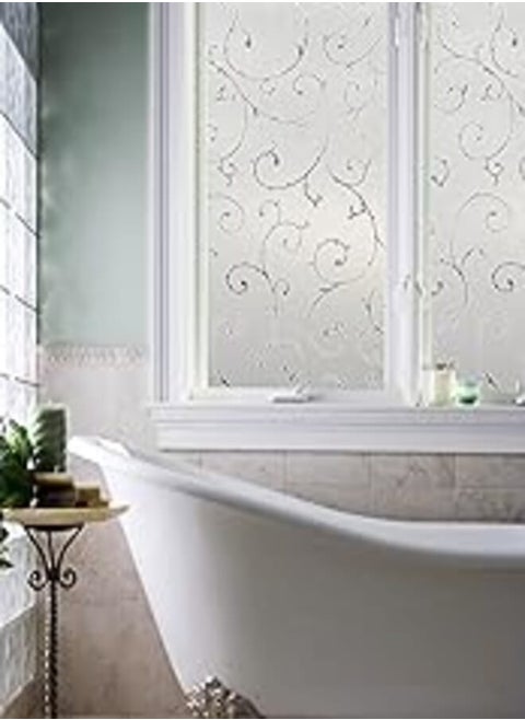 Artscape 01-0126 Window Film, Etched Lace, Self-Static, 24 x 36-in. - Quantity 1