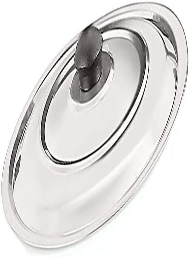 YADNESH Nonstick Aluminum Appam Pan, 12 Pits, Includes Lid, Easy to Clean, Dimension: Length 9", Width 9", Height 2" - Image 5