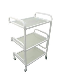 LA PERLA TECH  Professional Heavy Duty Glass Trolley Cart with 3 Layers of Glass Shelves for Salon & Spa, Beauty Facial Clinic  - Image 1
