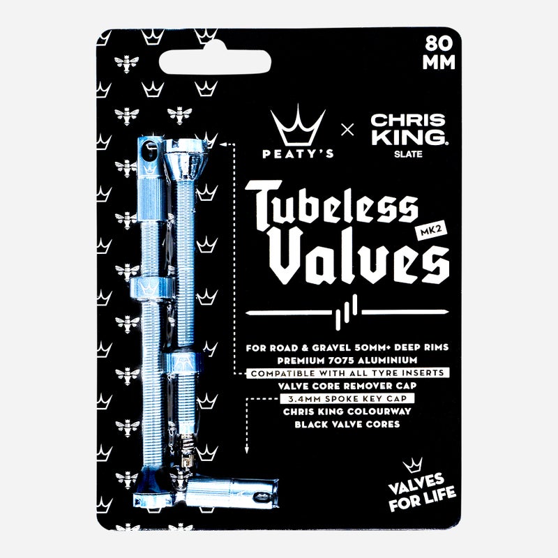 PEATY'S x Chris King (MK2) Tubeless Valves - 80mm - Image 2