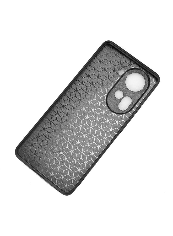 S-TOP Case For OPPO Reno 11 5G Global Cow Pattern Sewing Back Cover Phone Case - Image 4