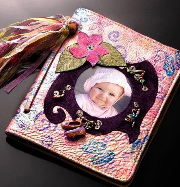 Jacquard Lumiere 2.25oz Fabric Paint Burgundy - Metallic Paint for Fabric, Leather, Canvas, Paper and Wood - Light-Bodied Metallic Acrylic Paint - Lightfast & Vibrant Metallic Acrylic Paints - Image 2