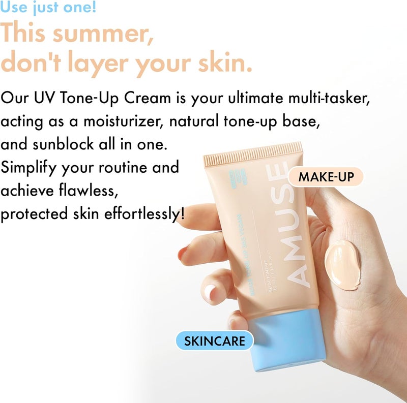 Amuse SEOUL 365 Vegan Beige Tone-Up Cream - Image 5