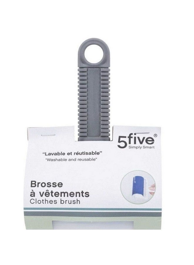 Five Simply Smart Durable Reusable Washable Clothes Brush Grey 17.5 x 6.3 x 11.3 cm 117252 - Image 4