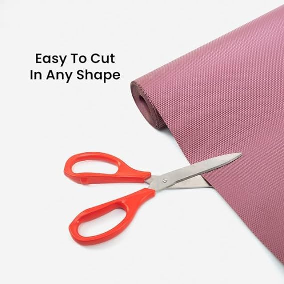 ElastPro 60cmX20m Magenta Food Grade EVA Anti Slip MatSheet for Fridge Kitchen Drawer Shelf Liner Table Diamond Texture Magenta - Image 2