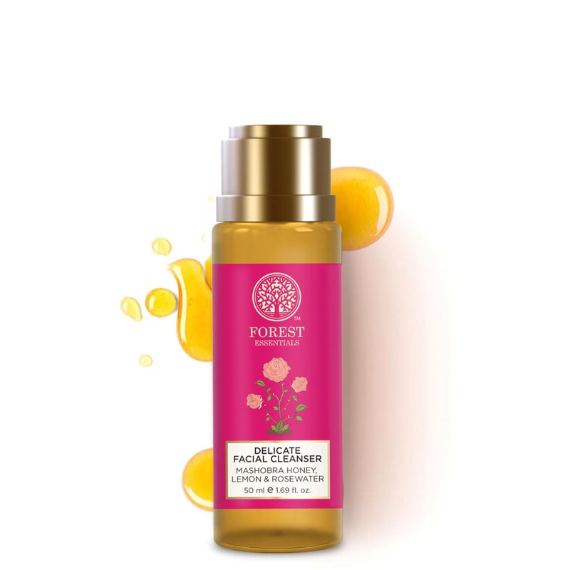 Forest Essentials Forest Essentials Delicate Facial Cleanser Mashobra Honey Lemon Rosewater Face Wash - Image 1