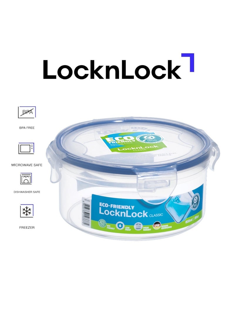 LOCK & LOCK LocknLock 600ml  Round  Airtight Food Storage - BPA-Free, Microwave, Freezer, and Dishwasher Safe  - Image 1