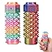 Deiviko 2Pcs Little Ouchies Fidget Rotating Spiky Grippie Stim Keychain for Anxiety Relief Portable Stim Tool 3D Printed Pain Stim Fidget Pocket Mini Fidget Toy for Adults Novelty Gifts for Friends - Image 2