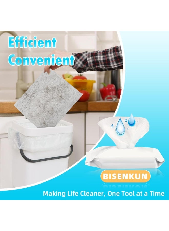 Happy Home 20pcs Wet Cloth Wipes for Floors and Windows 21×40 cm – Disposable Wet Mopping Cloths for Hardwood, Tile, Vinyl and Furniture, Deep Textured Absorbent Pads, Reopenable Package to Maintain Moisture, Easy and Convenient Floor Cleaning - Image 5