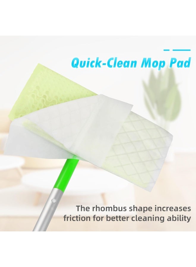 Happy Home 20pcs Wet Cloth Wipes for Floors and Windows 21×40 cm – Disposable Wet Mopping Cloths for Hardwood, Tile, Vinyl and Furniture, Deep Textured Absorbent Pads, Reopenable Package to Maintain Moisture, Easy and Convenient Floor Cleaning - Image 3