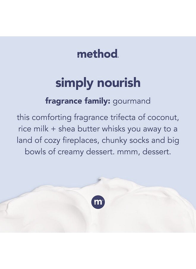 Method - Method Body Wash, Simply Nourish, Paraben and Phthalate Free, Biodegradable Formula, 18 oz (Pack of 3) - Image 1