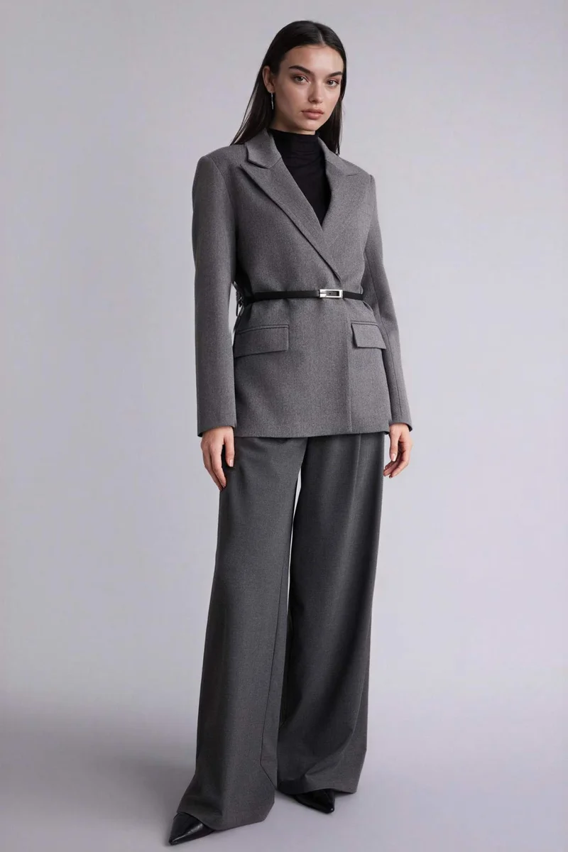 DeFacto Regular Fit Jacket Collar Blazer