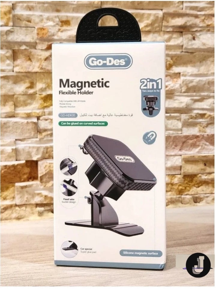 JAJEEK Magnetic Car Phone Holder – Secure Mount for iPhone, Android, and More, Dashboard & Air Vent Compatible - Image 4