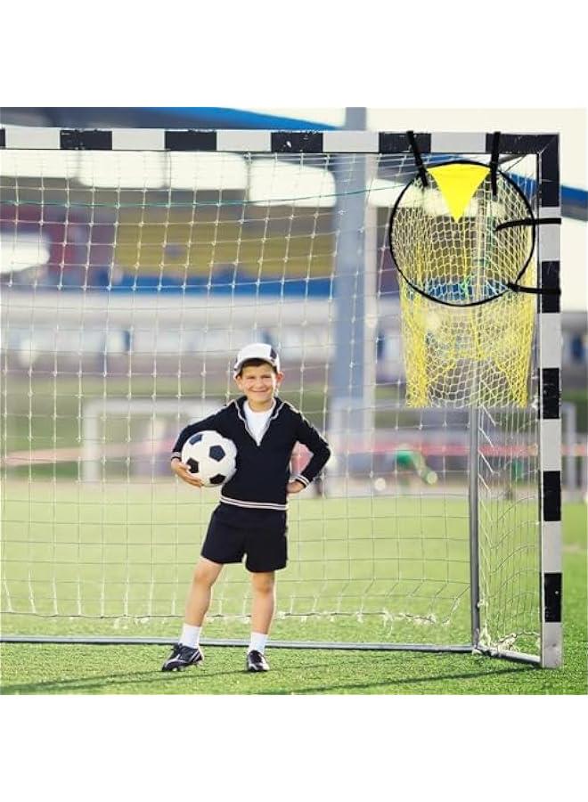 HOOKOR Football Target Goal Training Net, Portable Football Soccer Target Net Soccer Top Bins Target Bag for Accuracy Training Practice Equipment, with 4 Adjustable Straps - Image 3