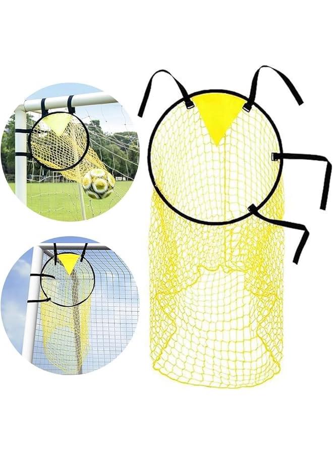 HOOKOR Football Target Goal Training Net, Portable Football Soccer Target Net Soccer Top Bins Target Bag for Accuracy Training Practice Equipment, with 4 Adjustable Straps - Image 5