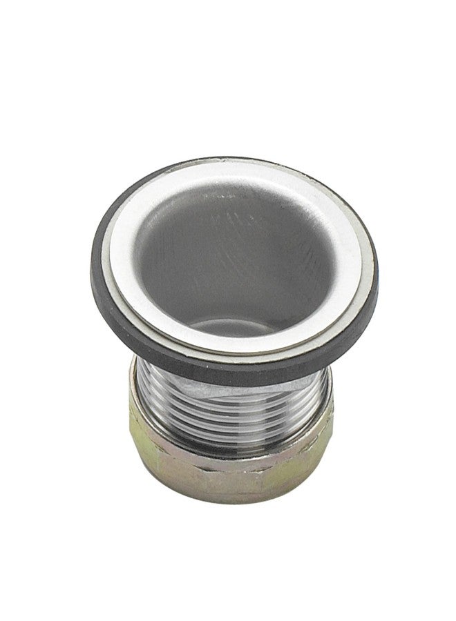 Krowne 23-122 Krowne 1-1/2" Cut Flange Drain, 2-1/2" top Diameter, for All Krowne HS Hand Sinks, Includes locknut & Washer, Stainless Steel