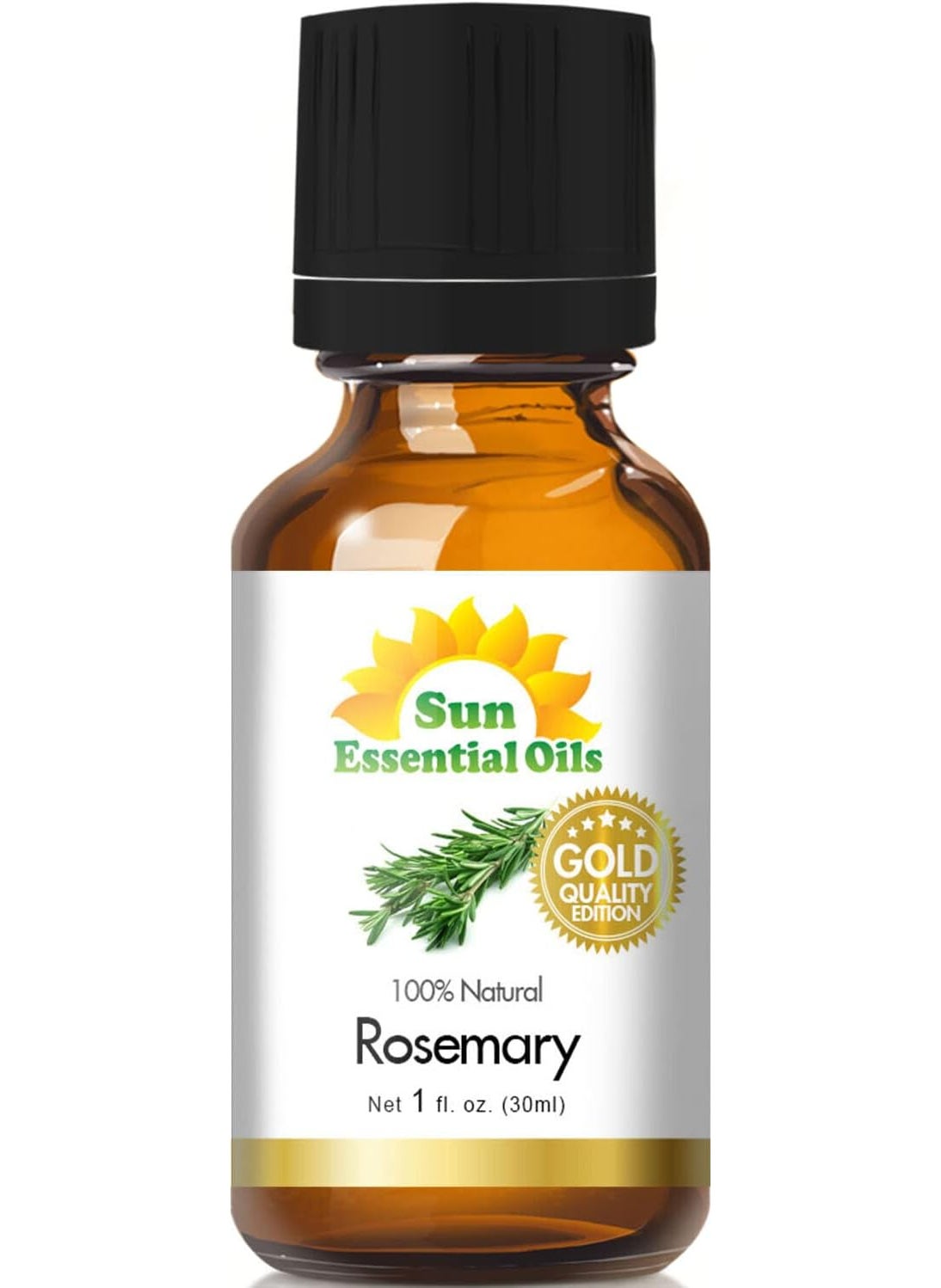 Sun Essential Oils Sun Essential Gold Oils - Rosemary Essential Oil - 1 Fluid Ounce 