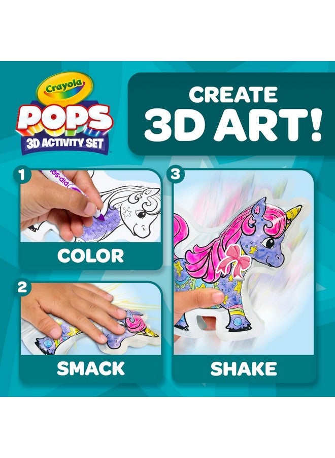 Crayola Pops Inflatable Characters, Coloring Set for Kids, Gift for Boys & Girls, Ages 5, 6, 7, 8 - Image 4