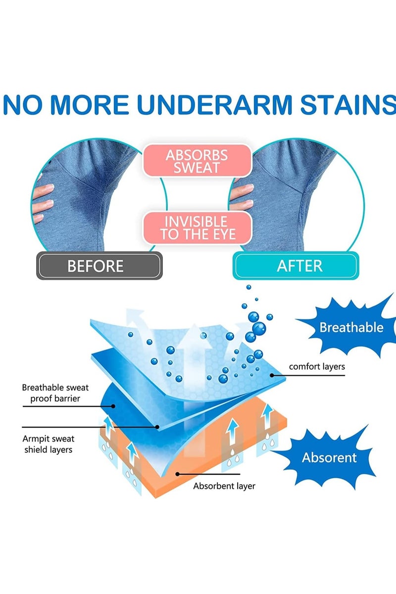 Generic Underarm Sweat Absorbing Pads 50 Pcs – Daily Protection from Sweat and Odor – Invisible and Comfortable Design  - Image 5